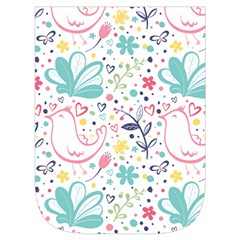 cute bird pattern Waist Pouch (Small) from ArtsNow.com Front Pocket