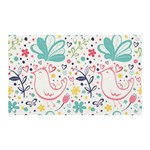 cute bird pattern Banner and Sign 5  x 3 