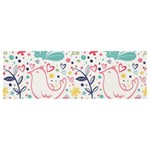 cute bird pattern Banner and Sign 12  x 4 