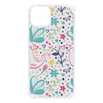 cute bird pattern iPhone 13 TPU UV Print Case