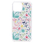 cute bird pattern iPhone 13 mini TPU UV Print Case