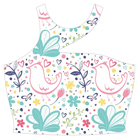 cute bird pattern Cut Out Top from ArtsNow.com Front