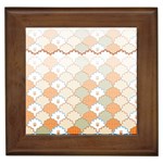 shells pattern Framed Tile