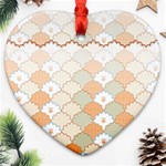 shells pattern Ornament (Heart)