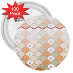 shells pattern 3  Buttons (100 pack) 