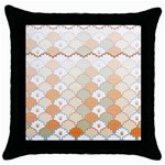 shells pattern Throw Pillow Case (Black)