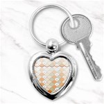 shells pattern Key Chain (Heart)