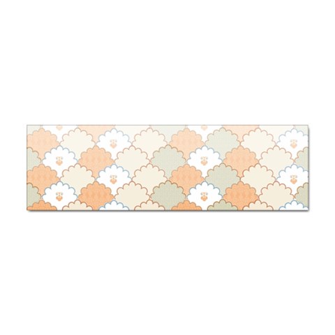 shells pattern Sticker Bumper (10 pack) from ArtsNow.com Front