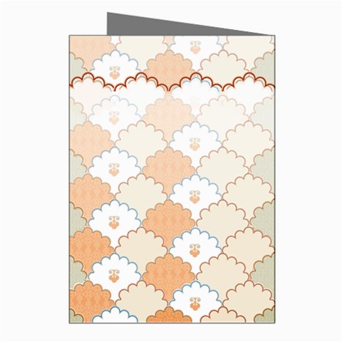 shells pattern Greeting Cards (Pkg of 8) from ArtsNow.com Right