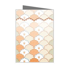 shells pattern Mini Greeting Card from ArtsNow.com Right