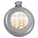 shells pattern Round Hip Flask (5 oz)