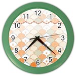 shells pattern Color Wall Clock