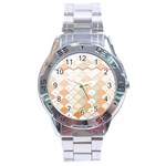 shells pattern Stainless Steel Analogue Watch