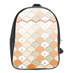 shells pattern School Bag (XL)