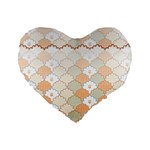 shells pattern Standard 16  Premium Heart Shape Cushions