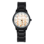 shells pattern Stainless Steel Round Watch