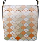 shells pattern Flap Closure Messenger Bag (S)