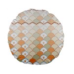 shells pattern Standard 15  Premium Flano Round Cushions