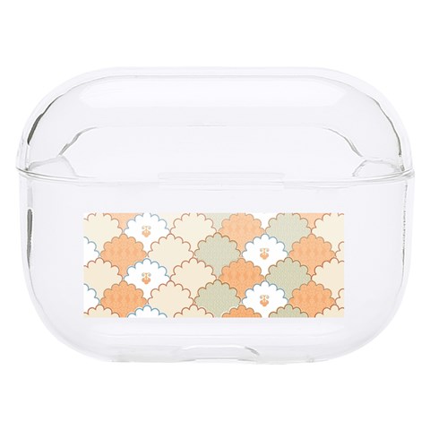 shells pattern Hard PC AirPods Pro Case from ArtsNow.com Front