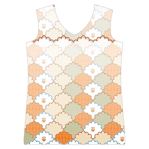 shells pattern Women s Basketball Tank Top from ArtsNow.com Front