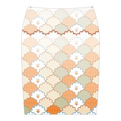 shells pattern Midi Wrap Pencil Skirt from ArtsNow.com Back