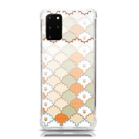 shells pattern Samsung Galaxy S20 Plus 6.7 Inch TPU UV Case from ArtsNow.com Front