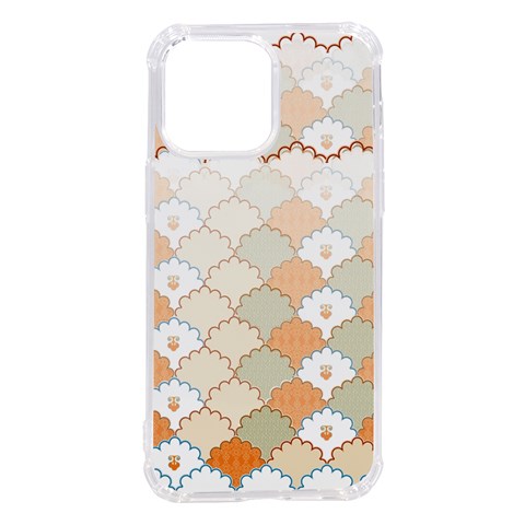 shells pattern iPhone 14 Pro Max TPU UV Print Case from ArtsNow.com Front