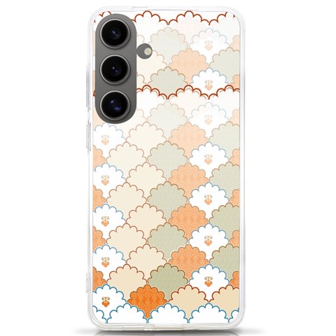 shells pattern Samsung Galaxy S24 Ultra 6.9 Inch TPU UV Case from ArtsNow.com Front