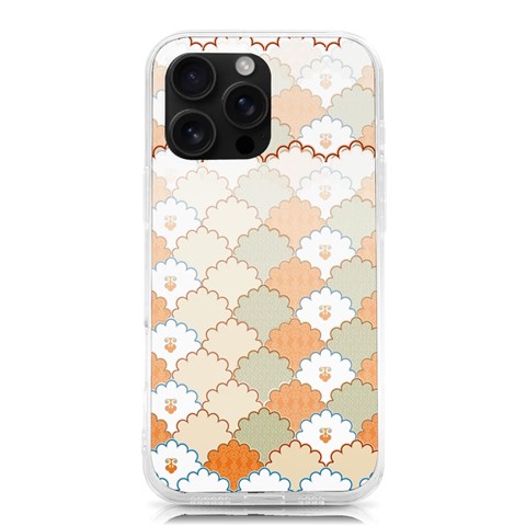 shells pattern iPhone 16 Pro Max TPU UV Print Case from ArtsNow.com Front