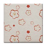 Floral Pattern Tile Coaster