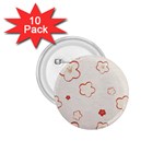 Floral Pattern 1.75  Buttons (10 pack)