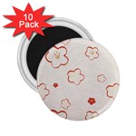 Floral Pattern 2.25  Magnets (10 pack) 