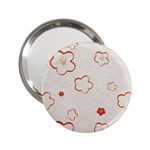 Floral Pattern 2.25  Handbag Mirrors