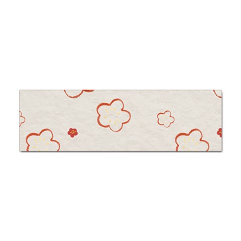 Floral Pattern Sticker Bumper (100 pack) from ArtsNow.com Front