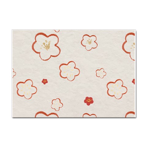 Floral Pattern Sticker A4 (10 pack) from ArtsNow.com Front