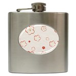 Floral Pattern Hip Flask (6 oz)