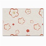 Floral Pattern Postcard 4 x 6  (Pkg of 10)