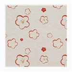 Floral Pattern Medium Glasses Cloth (2 Sides)