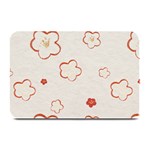 Floral Pattern Plate Mats