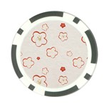 Floral Pattern Poker Chip Card Guard