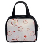 Floral Pattern Classic Handbag (Two Sides)