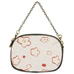 Floral Pattern Chain Purse (One Side)