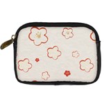 Floral Pattern Digital Camera Leather Case