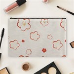 Floral Pattern Cosmetic Bag (Large)