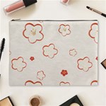 Floral Pattern Cosmetic Bag (XL)