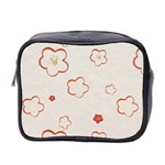 Floral Pattern Mini Toiletries Bag (Two Sides)