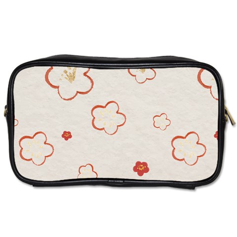 Floral Pattern Toiletries Bag (Two Sides) from ArtsNow.com Front