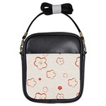 Floral Pattern Girls Sling Bag