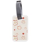 Floral Pattern Luggage Tag (one side)