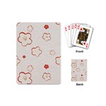 Floral Pattern Playing Cards Single Design (Mini)